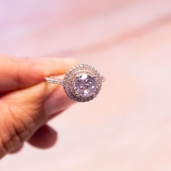 🌟Host Pick1🌟 925 silver and swarovski elements clear and pink - Picture 4 of 4